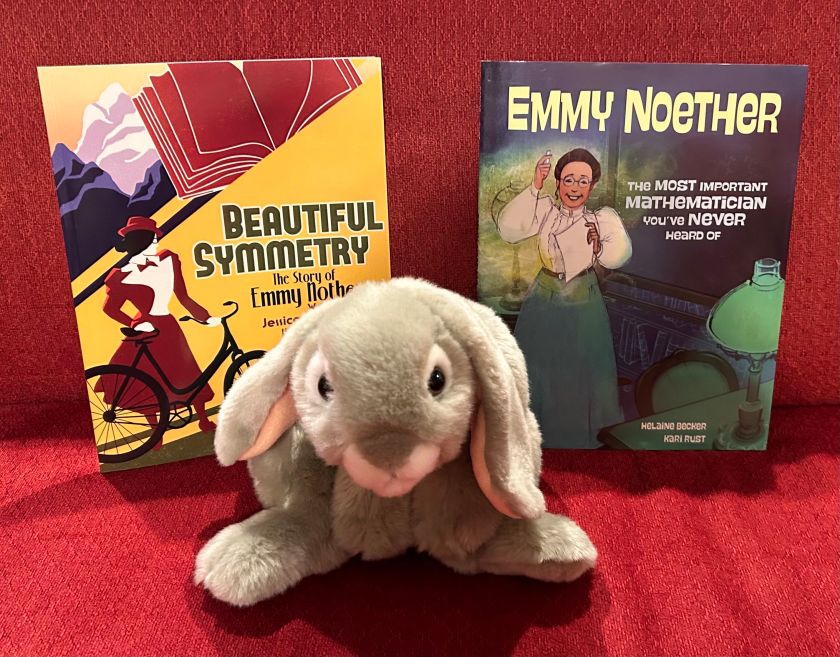 Sprinkles reviews two children's books about Emmy Noether: Beautiful Symmetry: The Story of Emmy Noether, written by Jessica Christianson and illustrated by Brittany Goris, and Emmy Noether: The Most Important Mathematician You've Never Heard Of, written by Helaine Becker and illustrated by Kari Rust. 