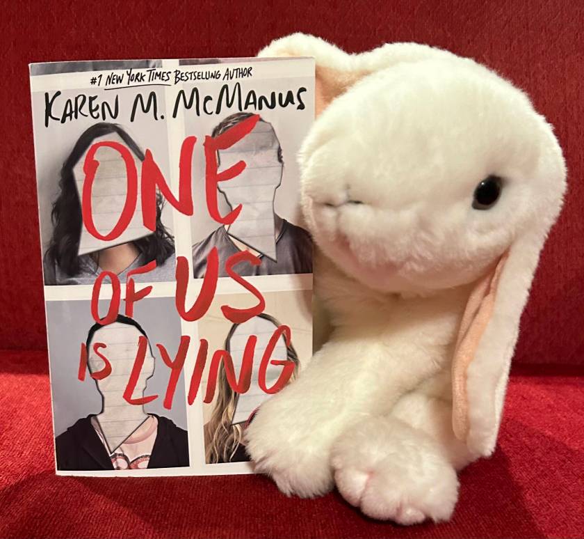 Marshmallow rates One of Us is Lying by Karen McManus 100%.
